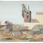 Coal Elevator, 1955, oil on canvas, 20 x 26"