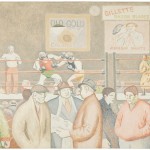 Sparring Partners, 1954, oil on canvas, 27 x 34"