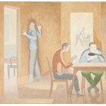 Card Players, 1989, oil on canvas, 20 x 26"